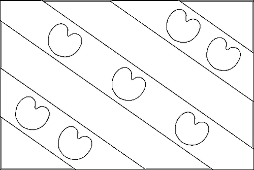 Contorno da bandeira de Frísia (Fryslân) para colorir