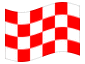 Bandeira animada Brabante Norte