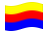 Holanda do Norte (Noord-Holland)-Bandeira ondulante
