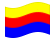 Holanda do Norte (Noord-Holland)-Bandeira ondulante