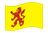 Holanda do Sul (Zuid-Holland)-Bandeira ondulante