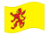 Holanda do Sul (Zuid-Holland)-Bandeira ondulante