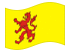 Holanda do Sul (Zuid-Holland)-Bandeira ondulante