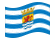 Zelândia (Zealand)-Bandeira ondulante