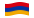Arménia-Bandeira ondulante
