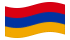 Arménia-Bandeira ondulante