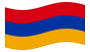 Arménia-Bandeira ondulante
