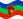 Amazonas-Bandeira ondulante estática