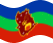 Amazonas-Bandeira ondulante estática