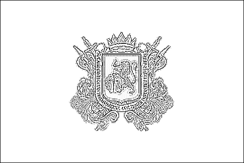 Contorno da bandeira de Caracas para colorir
