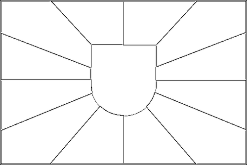 Contorno da bandeira de Flandres Ocidental para colorir