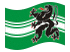 Flandres Oriental-Bandeira ondulante