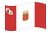 La Gomera-Bandeira ondulante
