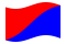 Lanzarote-Bandeira ondulante