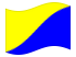 Gran Canaria-Bandeira ondulante
