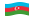 Azerbaijão-Bandeira ondulante