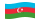 Azerbaijão-Bandeira ondulante