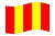 Lodz (Lódzkie)-Bandeira ondulante