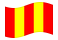 Lodz (Lódzkie)-Bandeira ondulante