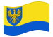 Opole (Opolskie)-Bandeira ondulante