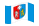 Cárpatos (Podkarpackie)-Bandeira ondulante