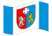 Cárpatos (Podkarpackie)-Bandeira ondulante