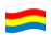 Podlaskie (Podlaskie)-Bandeira ondulante