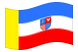 Santa Cruz (Swietokrzyskie)-Bandeira ondulante