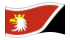 Warminsko-Mazurskie (Warminsko-Mazurskie)-Bandeira ondulante