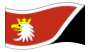 Warminsko-Mazurskie (Warminsko-Mazurskie)-Bandeira ondulante
