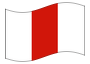 Bandeira animada Pomerânia Ocidental (Zachodniopomorskie)
