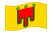 Auvergne-Bandeira ondulante