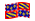 Borgonha (Bourgogne)-Bandeira ondulante