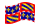 Borgonha (Bourgogne)-Bandeira ondulante