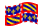 Borgonha (Bourgogne)-Bandeira ondulante