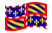 Borgonha (Bourgogne)-Bandeira ondulante