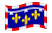 Centro-Bandeira ondulante