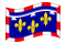 Centro-Bandeira ondulante