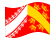 Alsácia (Alsácia)-Bandeira ondulante