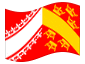 Bandeira animada Alsácia (Alsácia)