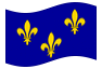 Bandeira animada Île-de-France