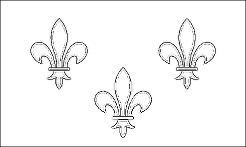 Contorno da bandeira de Île-de-France para colorir