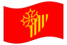 Bandeira animada Languedoc-Roussillon