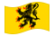 Norte-Pas-de-Calais-Bandeira ondulante