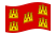 Poitou-Charentes-Bandeira ondulante