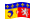 Rhône-Alpes-Bandeira ondulante