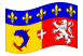 Rhône-Alpes-Bandeira ondulante