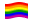 Arco-íris-Bandeira ondulante