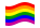 Arco-íris-Bandeira ondulante