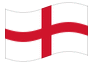 Bandeira animada Inglaterra